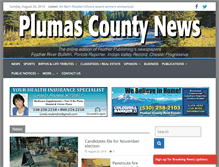 Tablet Screenshot of plumasnews.com